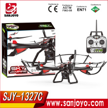 2016 SKY VAMPIRE 1327 Hot rc drone 2.4G 4 channel rc quadcopter with 2MP HD camera RC helicopter SJY-1327C
